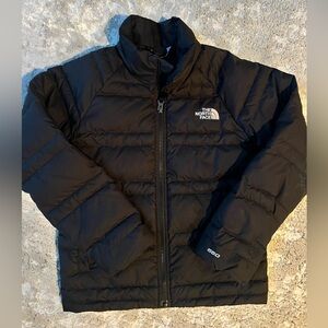 The North Face Boys puffer coat.